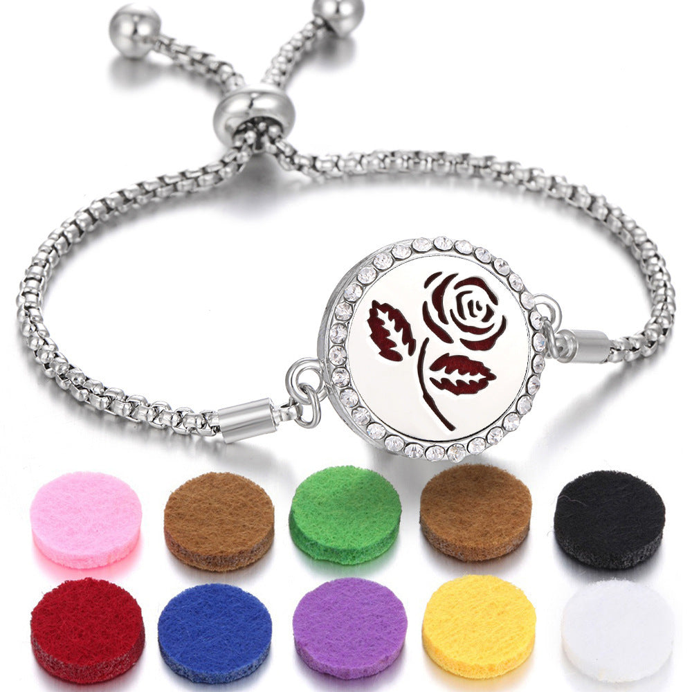 New Kaleidoscope Aromatherapy Bracelet Perfume with Essential Oil Diffuser