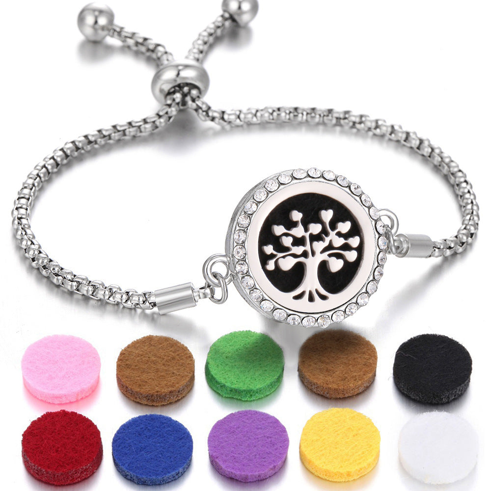 New Kaleidoscope Aromatherapy Bracelet Perfume with Essential Oil Diffuser
