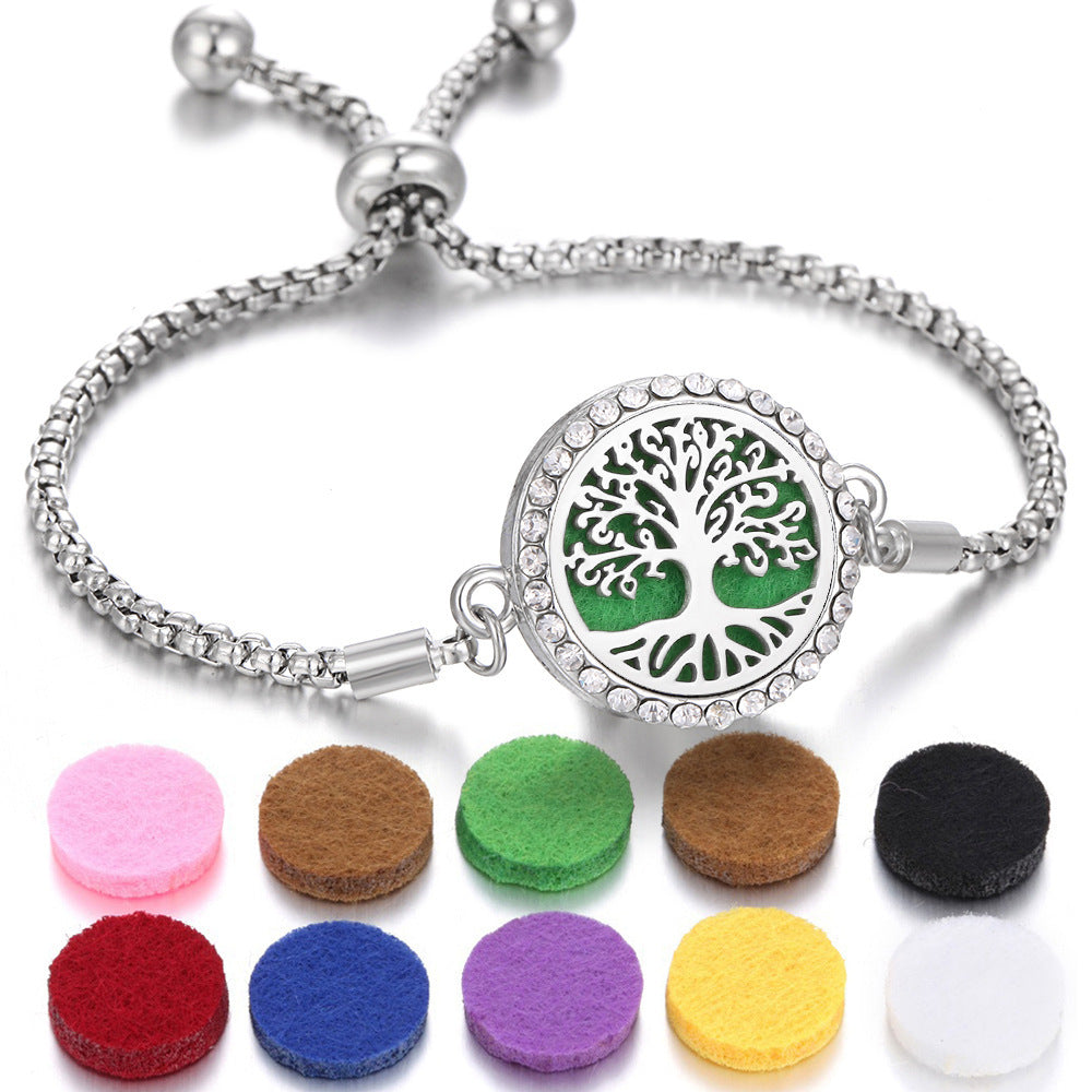 New Kaleidoscope Aromatherapy Bracelet Perfume with Essential Oil Diffuser