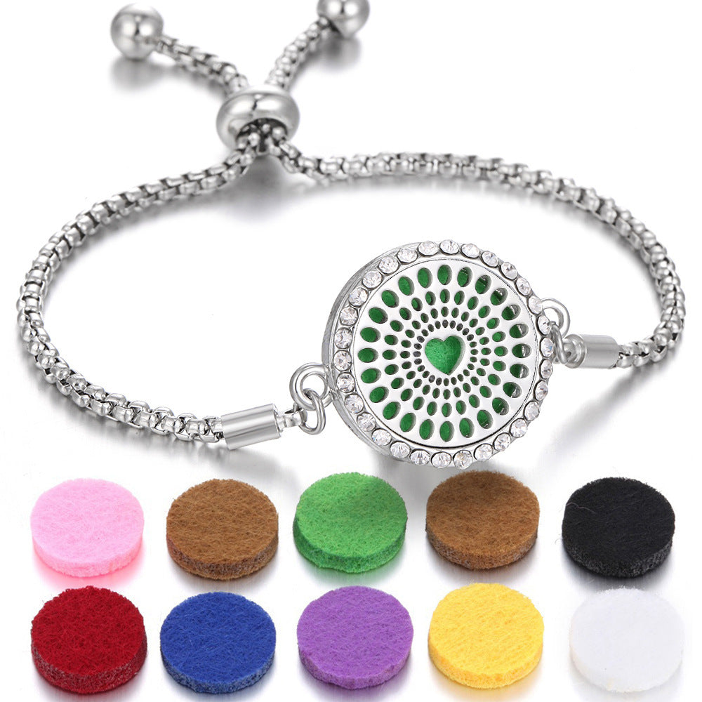 New Kaleidoscope Aromatherapy Bracelet Perfume with Essential Oil Diffuser