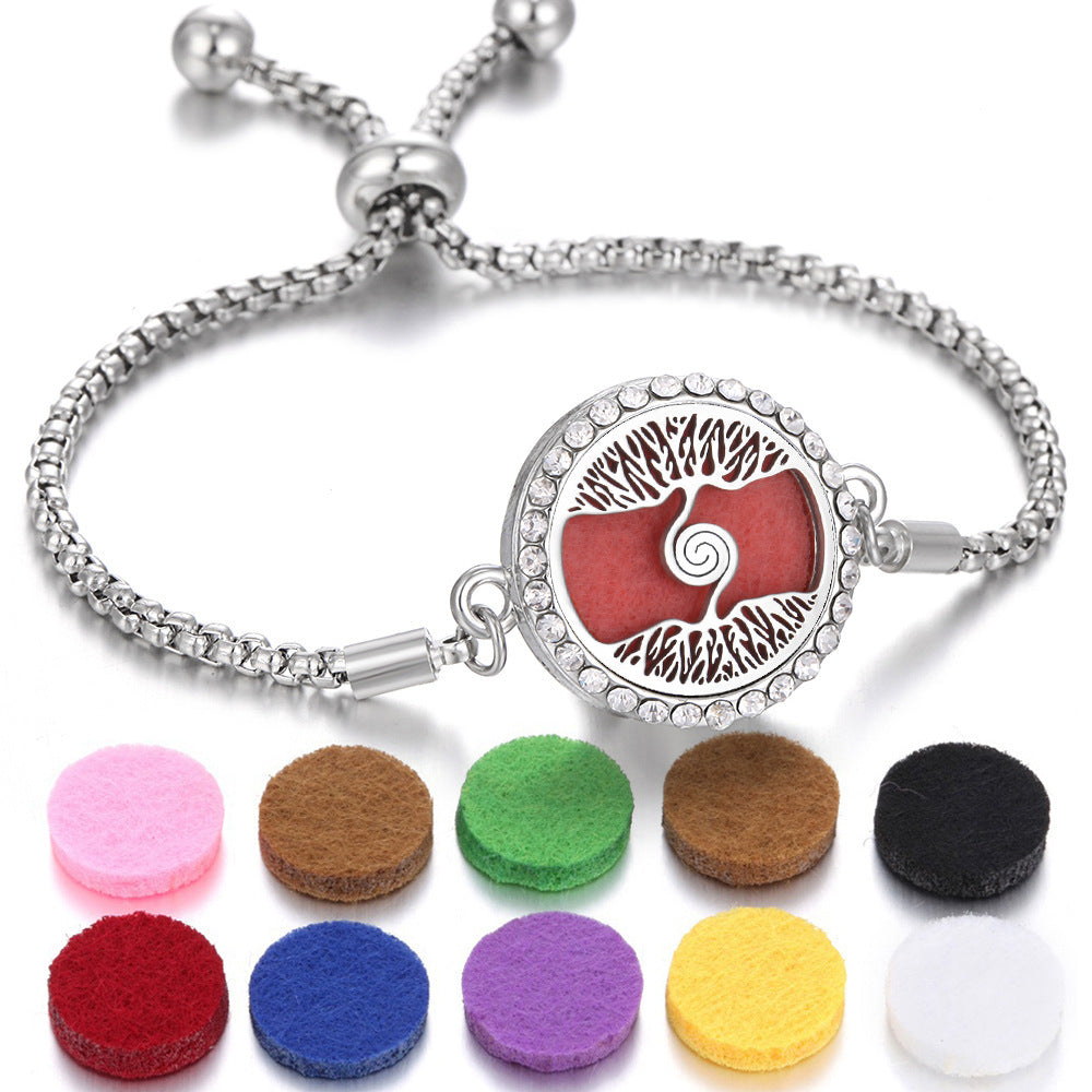 New Kaleidoscope Aromatherapy Bracelet Perfume with Essential Oil Diffuser
