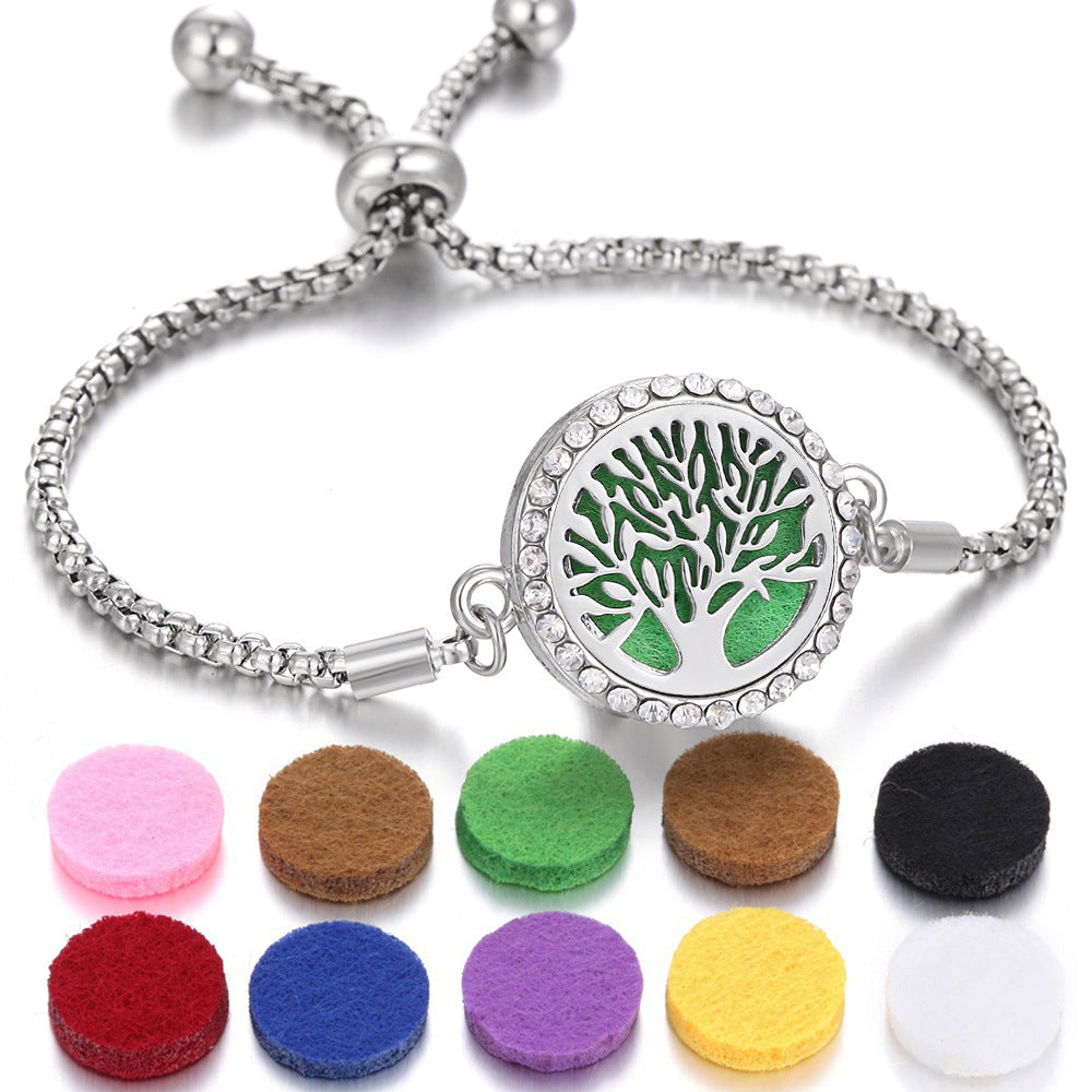 New Kaleidoscope Aromatherapy Bracelet Perfume with Essential Oil Diffuser
